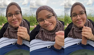 Hijabe Hot GirlSucking Big Dick Public Park Viral Full Video