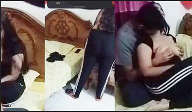 Punjabi kudi Simran Hot Kissing And Boobs Pressing MMS Video
