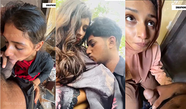 Desi Muslim Hijabi College Couples Leaked Outdoor MMS Update