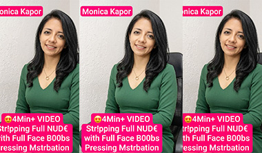 Monika Kapoor Most Surprising Live Stripping with full face