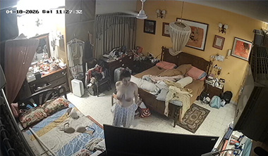 Bhabhi After Bath Changing Dress CCTV Captured New MMS