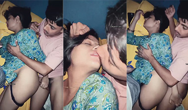 Famous Bhabhi Threesome Romance Fucking MMS Clip