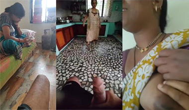 House Owner Son Masturbating – Infront Of Maid Aunty Mms