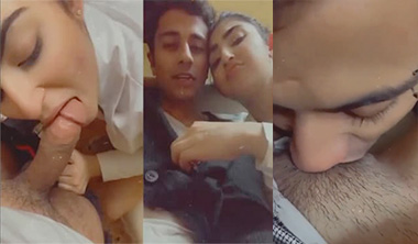 Desi Teen Girl Giving Blowjob Fuck With Her BF Mms