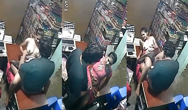 Tamil Girl Affair With Shop Owner Fucking CCTV MMS